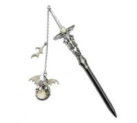 Glow in Dark Dragon Sword Metal Bookmark Luminous Page Marker | Glow-in-Dark Effect, Intricate Dragon & Sword Design, Durable Alloy Metal, Unique Fantasy Gift, Vintage Aesthetic