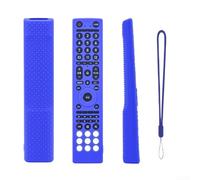 Glow in Dark Remote Case for Hisense ERF3 Series Blue(Deep Blue) | Soft stretchable material, dust-proof design, scratch resistant, easy to clean, compatible with ERF3E80H
