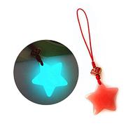 Glow in Dark Star Pendant Phone Chain Charm Hanging Rope Lovely Phone Strap Bag Decoration Lanyards Keychain Accessory Night Light Guardian Star Mobile Phone Chain Bracelet