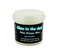 Glow in the Dark Almost Transparent Paint (Aqua), water based glow phosphorescent paint 100 ml