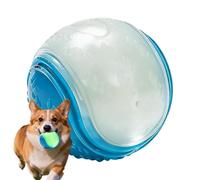 Glow in the Dark Balls for Dogs - Interactive Rubber Squeaky Toys | for Travel Training Beach Pool Garden - Outdoor Home Yard Garden Pool Beach Travel Training