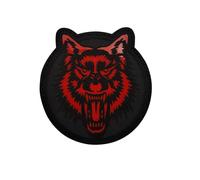 Glow in The Dark Beast Morale Patches, Tactical Animal Patches with Hook Backing, Tiger Lion Wolf Bear Leopard Design, 8cm