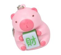 Glow-in-the-Dark Capybara Keychain With LED Light & Animal Sounds Interactive Kids Toy For Night Play & Access Capybaras Noise Maker Keyring