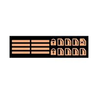 Glow in the Dark Car Accessories - Fluorescent Car Button Stickers | Night Visible Self-Adhesive Stickers for Dashboard & - Luminous Car Labels with Strong Adhesion