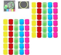 Glow-in-The-Dark Car Tire Valve Cap Set, Fluorescent Luminous Valve Stem Caps, Universal Waterproof Tire Caps for Cars, Trucks, SUVs, Motorcycles & Bikes, Perfect for Most Vehicle Tires (60PCS)