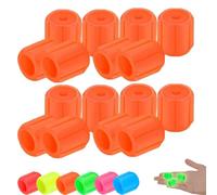Glow-In-The-Dark Car Tire Valve Cap Set, Fluorescent Valve Caps, Waterproof Luminous Car Tire Valves Caps, Easy To Install No Tool Required For Vehicle Bikes (Orange,24pcs)