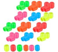 Glow-in-the-Dark Car Tire Valve Cap Set, Luminous Night Rider Valve Covers - Durable, Easy-to-Install, No-Tool-Required Accessories for Safe Night Driving - for Most Vehicle Tires (48PCS-Mix)