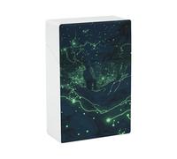 Glow in The Dark Cigarette Case - Waterproof & Crush Proof Cigarette Holder Case for 20 King Size Cigarettes, Portable Pocket Size Travel Box for Men & Women