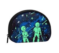Glow in The Dark Coin Purse Personalized Coin Bag for Women Men Change Purse Small Wallets with Zipper Mini Shell Coin Pouch Outdoor Shopping Change Storage Bag Handbags Gifts