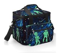 Glow in The Dark Cooler Bags Portable Soft Cooler Bag Lightweight Ice Chest Insulated Lunch Bags Camping Cooler Bag Cooler Lunch Tote Coolers for Picnic Travel Beach