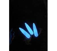 Glow-in-The-Dark Dagger x 3 BLUE Prop for K-Pop Demon Hunters for Zoey Collectible Cosplay Accessory with Golden Tassels (3PC)