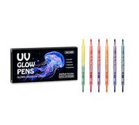 Glow in The Dark Face Paint Pens, Uv Neon Face Paint Pens, Washable Temporary Party Cospl For Festival Halloween Tattoo Pen,