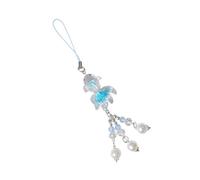 Glow in the Dark Fish Phone Charm Keychain Lucky Charm Phone Chain Strap Night Event Accessories Creative Phone Chain, フリーサイズ