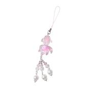Glow in the Dark Fish Phone Charm Keychain Lucky Charm Phone Chain Strap Night Event Accessories Luminous Fish Acrylic Keychain, フリーサイズ