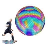Glow In The Dark Football - Flashing Soccer, Bright Football | Illuminates Reflective Football, Football, Football For All Seasons Outdoors And In The Dark For Night Games