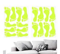 Glow in The Dark Footprint - Luminous Scary Floor Decals | Footpriint Sticker for Halloween Decoration | Gloow Iin Thee Darrk Terror Footprinnt Haunted House Wall Pathway Decor