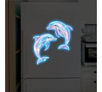 Glow in the Dark For Dolphin Magnet for Refrigerator Decoration Featuring Unique Shape and Effective Luminosity on Magnetic Household Surfaces