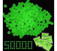 Glow in The Dark Gel Blaster Ammo, 50000 Pcs Refill Balls, 7-8 mm Bullets for Gel Gun, Ammo Refill for Teenagers and Adults 14+