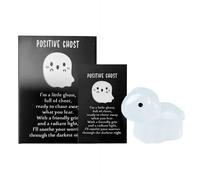Glow-in-The-Dark Ghost Figures with Box, Halloween Mini Ghost Figures, Glow in The Dark Mini Resin Ghost Miniature, Collectible Surprise Toys Gifts, Desk Bookshelf Halloween Party Decor