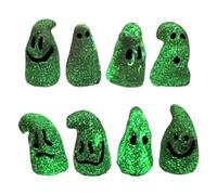 Glow in The Dark Ghost Figurines | Glow in The Dark Resin Figures Small Ghost | Landscape Accessories Outdoor Decor for Party Garden Patio Yard Indoor