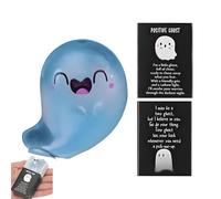 Glow In The Dark Ghost Figurines,Luminous Resin Figures Small Ghost Garden Decor | Holiday Atmosphere Props for Desks Bedrooms Living Rooms Bookshelves Fireplaces Festival