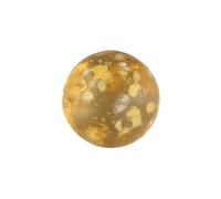 Glow in the Dark Glass Marbles - 10pcs Fluorescent Decor Balls for DIY Crafts, Vase Filler, Gaming & Garden 16mm/0.63in(gold)