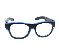 Glow in The Dark Glasses - LED Neon Party Eyewear, Luminous Frame Shades | Fluorescent Light-Up Spectacles, UV Reactive Sunglasses, Colorful Costume Accessory for Night Events and Festival Dancing