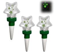 Glow-in-The-Dark Green Star Automatic Plant Watering Post Fun Heart-Shaped Watering Bar Suitable for Both Indoor and Outdoor Use Multi-Functional Decorative Plant Watering Rod (3)