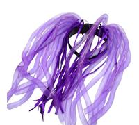 Glow in the Dark Hair Accessories, LED Headband Noodle Hair Light Up Headband Battery Powered 3 Mode Headbands for Women for Christmas Halloween Carnival Party Purple