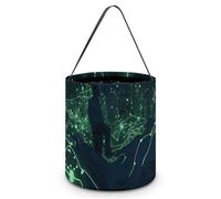 Glow in The Dark Halloween Tote Candy Bags Trick Or Treat Candy Bags Reusable Candy Basket With Handles Multipurpose Gifts Bag For Festival Party Gathering