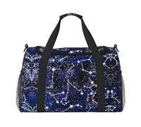 Glow in The Dark Handheld Crossbody Travel Bag Weekender Bag Carry Travel Bag Duffle Bag Gym Bag for Men Women