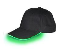 Glow In The Dark Hat - Lighted Baseball Cap Adjustable Structure, Comfortable Sun Shield Fabric Build, Multi Mode LED Luminous Effect | Nighttime Entertainment Accessory for Sports Games Christmas