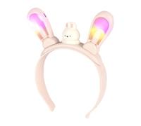 Glow in the Dark Headbands | LED Bunny Ear Headbands,Lights Hair Costume Accessories for Easter Favors Outfits Party Kids Girls Beauty Personal Care