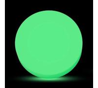 Glow in the Dark Ice Hockey Puck, Glow in the Dark Hockey Ball | Luminous Green Sports Dodgeball for Indoor and Outdoor Use Luminous Ball for Roller Hockey Games, Outdoor Play