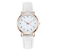Glow in The Dark Ladies Wrist - Retro Style Women’s Timepiece, Classic Analog with Luminous, Elegant Everyday Casual for Women, Fashionable Retro Glow for Night Rea