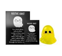 Glow in the Dark Mini Ghost Figures with Box,Light-Up Ghost Figurines with Card,Luminous Mini Cute Miniature Ghosts Figurines,Mystery Glow-in-the-Dark Ghosts Blind Boxes,for Car Party
