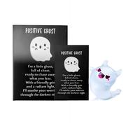 Glow in the Dark Mini Ghost Figures with Box,Light-Up Ghost Figurines with Card,Luminous Mini Cute Miniature Ghosts Figurines,Mystery Glow-in-the-Dark Ghosts Blind Boxes,for Car Party