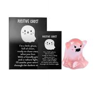 Glow in the Dark Mini Ghost Figures with Box,Light-Up Ghost Figurines with Card,Luminous Mini Cute Miniature Ghosts Figurines,Mystery Glow-in-the-Dark Ghosts Blind Boxes,for Car Party