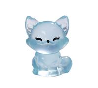 Glow in The Dark Mini Resin Animals Little Figurines for Dollhouse Fairy Garden and Aquarium Decoration Elegant Christmas Decorations (Blue, 2x2x2.6cm)