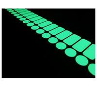 Glow in The Dark Mixed Light Switch Stickers Round Rectangle Circle Rocker