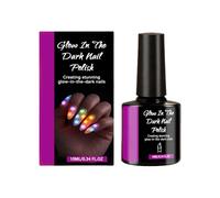 Glow-In-The-Dark Nail Glue, With Vivid Color Options, 10ml, Diy Glow Color Nail Gel, Long Lasting Fashion Manicure Gel, Smooth Easy Apply Formula, For Women Girls Beginners Experts Party Wedding