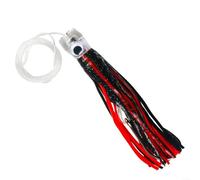 Glow-in-the-Dark Octopus Skirt Fishing Lure 6.5in with Reflective Flash Sheet, Soft PVC Tentacles for Deep Sea Trolling and Boat Fishing(3)