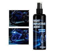 Glow in the Dark Paint Spray 120ml Glitter Reflective Fluorescent Spray Paint for Fabric, Clothing, Car, Bike, Fishing, Cycling, Running, Backpack, Helmet,