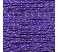 Glow in The Dark Paracord - 7 Strand 550 Paracord with Glow in The Dark Tracers - for Crafting, Utility, and Recreational Uses (10 Feet, Purple Glow in The Dark)