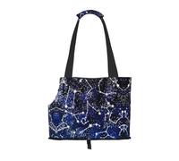 Glow in The Dark Patterned pet shoulder bag 26 * 34cm lightweight breathable travel pet bag weekend pet travel set