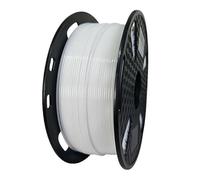 Glow in The Dark PETG 3D Printer Filament 1.75mm, Luminous Transparent Printing Material(White-500g)