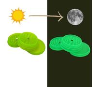 Glow in The Dark Plastic Herb Grinder | Luminous Herbal Crusher Hand Muller | Plastic 3 Layer 60mm | (Green) Complete Luminous Body