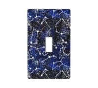 Glow In The Dark Print Graphics Decor Wallplates -Single Toggle Light Switch Cover Wall Plate Cover