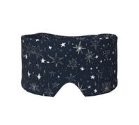 Glow in The Dark Print Sleep Eye and Ear Muffs Mask - Soft & Breathable, Ideal for Travel, Meditation, and Nighttime Use