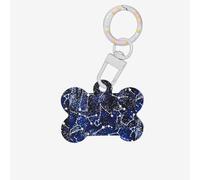 Glow in The Dark Printing Cute Acrylic Dogs Tag Double Side Bone Shap Id Tags with Keychain for Pet Crafts Decorations